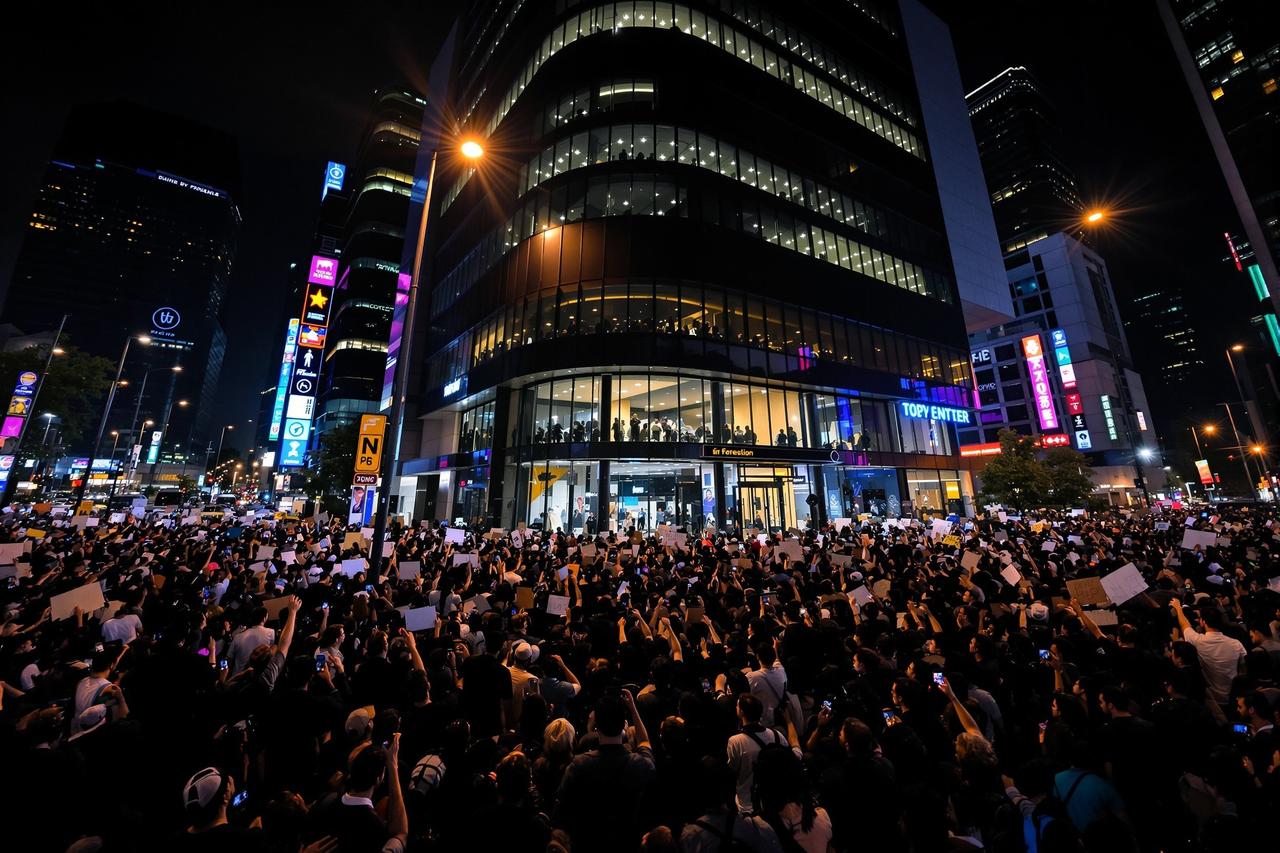 某偶像团体成员退团风波持续发酵,粉丝围攻经纪公司